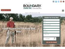 Tablet Screenshot of boundaryzone.com